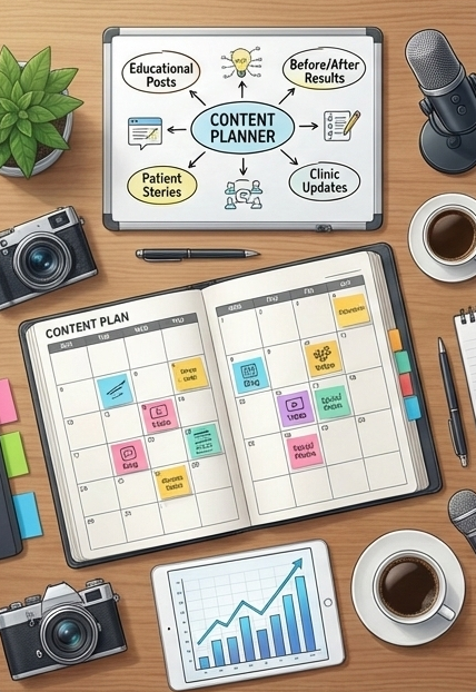 กลยุทธ์คอนเทนต์สำหรับคลินิก